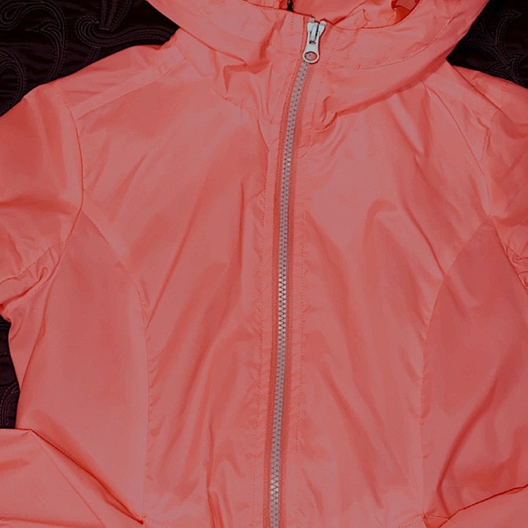 Neon Pink Spring Windbreaker Zip-Up - Picture 3 of 5